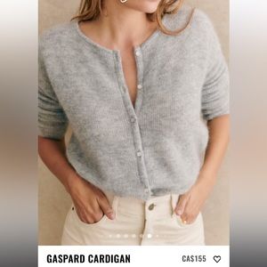 NWT Sezane Gaspard Cardigan size S